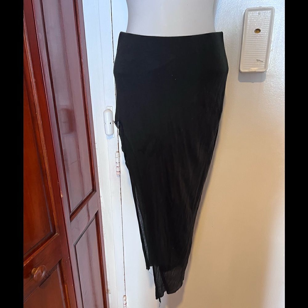 helmut land dress skirt bodycon asymmetrical